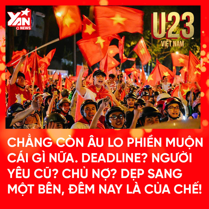 Một khi đã hòa vào dòng người "đi bão" thì buồn phiền, lo âu tan biến sạch sẽ